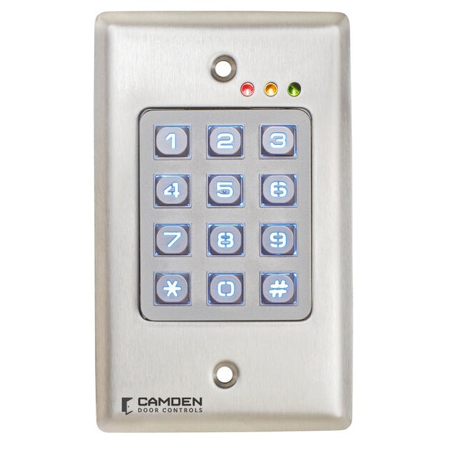 Camden Keypad mounted beside a door 