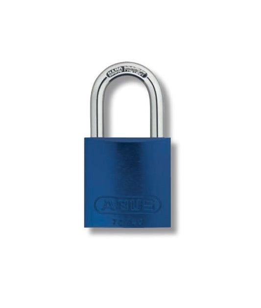 Abus 72 Series Padlock securing a machine shutoff