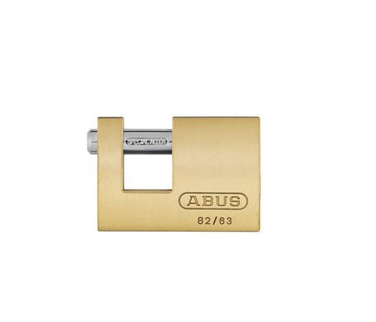 Abus 82 Padlock showcasing durable brass body