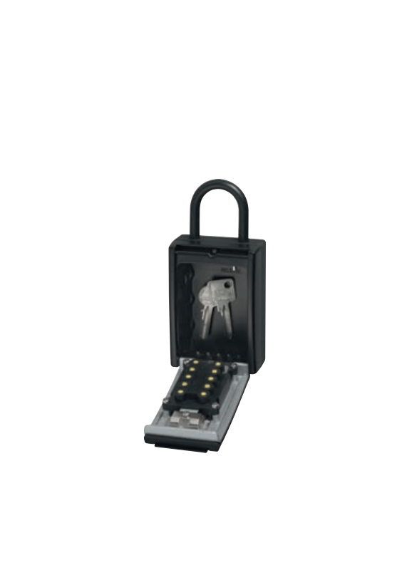 Abus KeyGarage with open door showing keypad