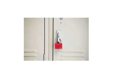 Abus T65AL Padlock in Red