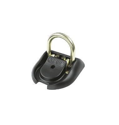 Abus WBA/100 Floor Anchor with motorcycle attached