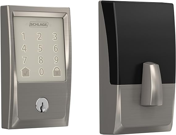 Schlage Encode Electronic Keypad with touch-screen and sleek design