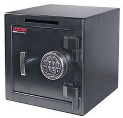 USCAN B1414-ES B Rate Steel Safe with drop slot and textured black finish