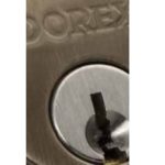 Dorex Imperial Handleset installed on a door